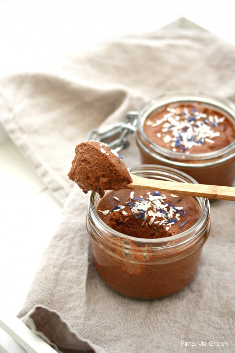 Mousse au chocolat vegan // Vegan Chocolate mousse – PIMP ME GREEN