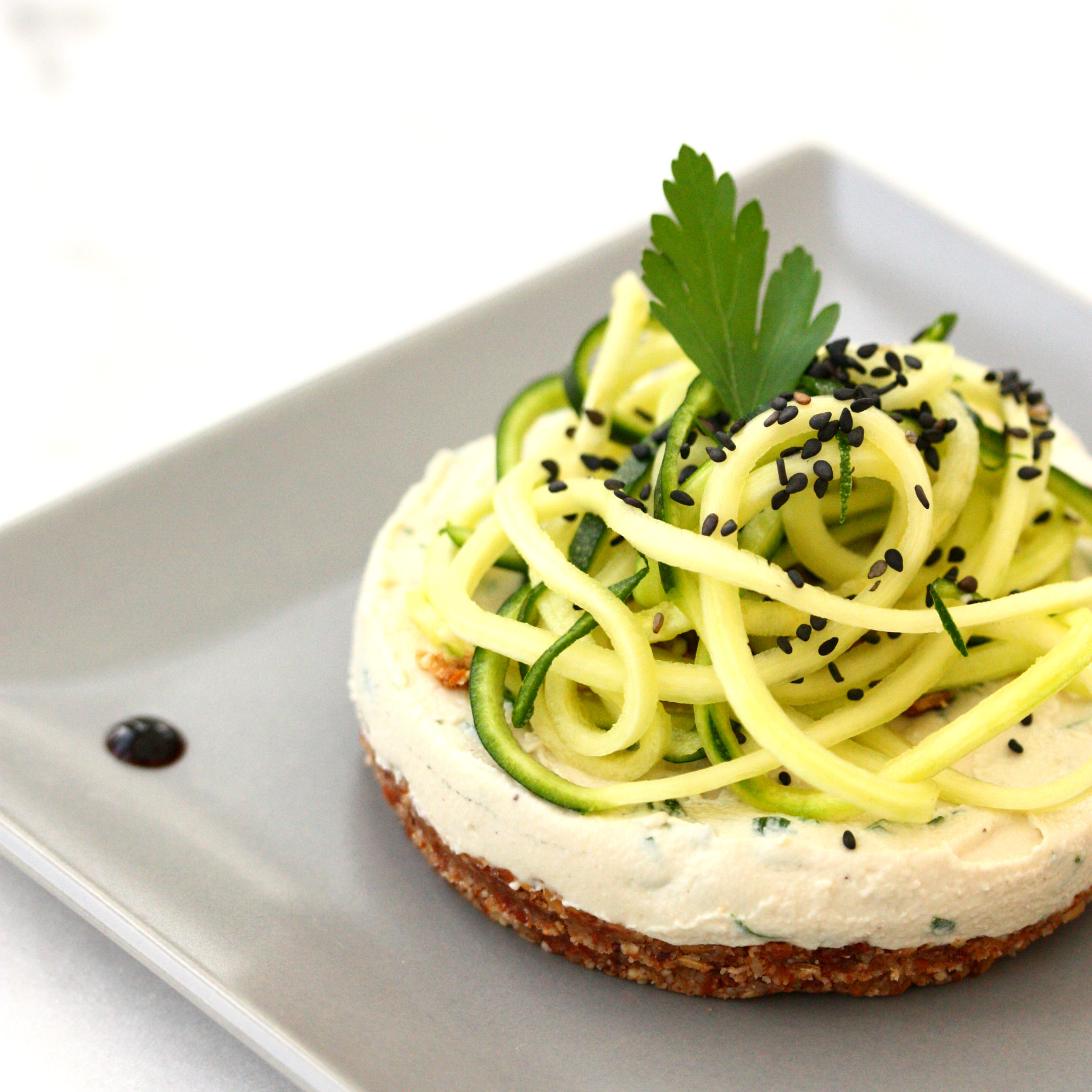 Cheesecake courgette 2