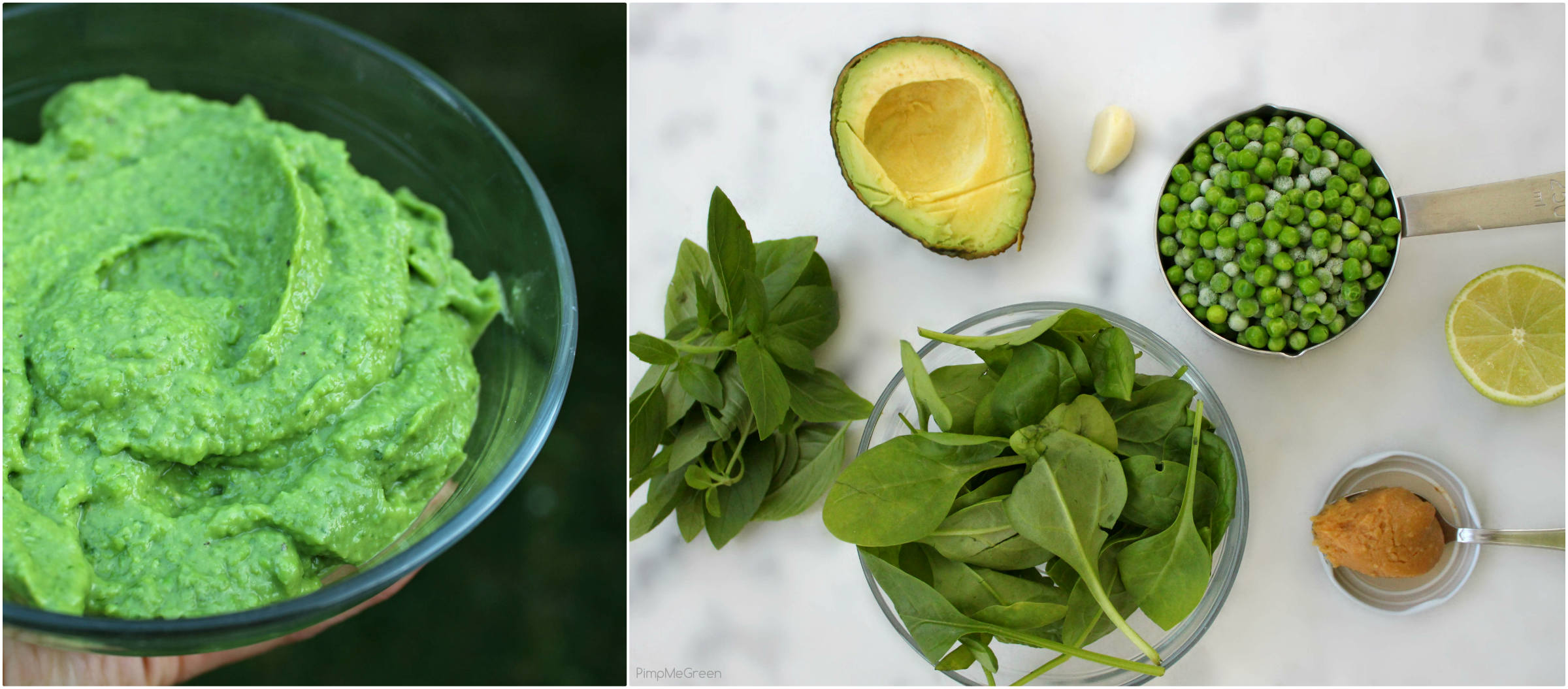 zucchini green sauce Collage pmg