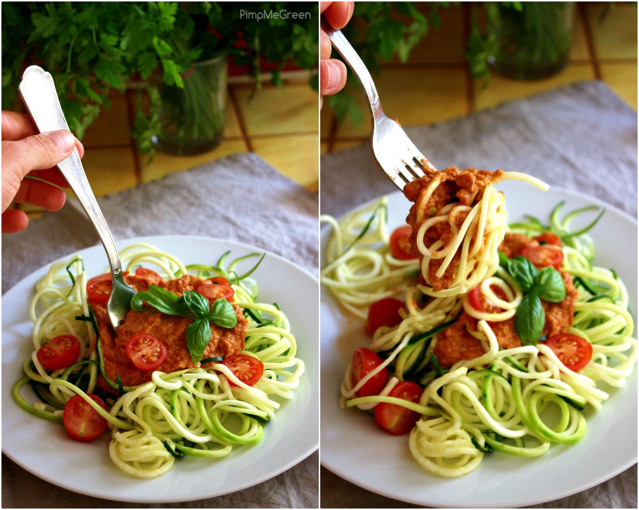 Spaghetti sauce tomate et boulettes aux courgettes - recette vegan (+  vidéo) - Recettes de cuisine Club Carotte