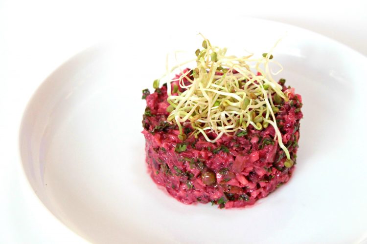 tartare betterave cru végétal